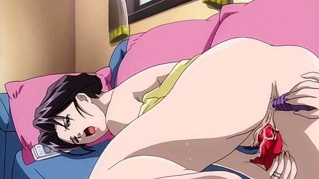 Step Mom Gets Caught Jerking Off, Her Perverted Step Son Can’t Resist Joining In [UNCENSORED HENTAI]