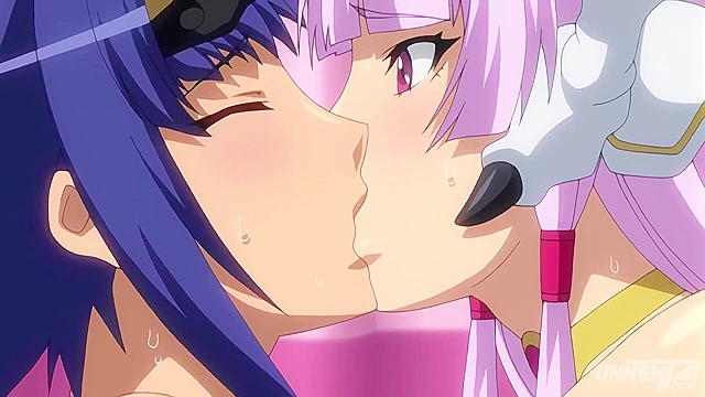 Busty Step Siblings Take Turns on One Lucky Dick - Hentai Subtitled