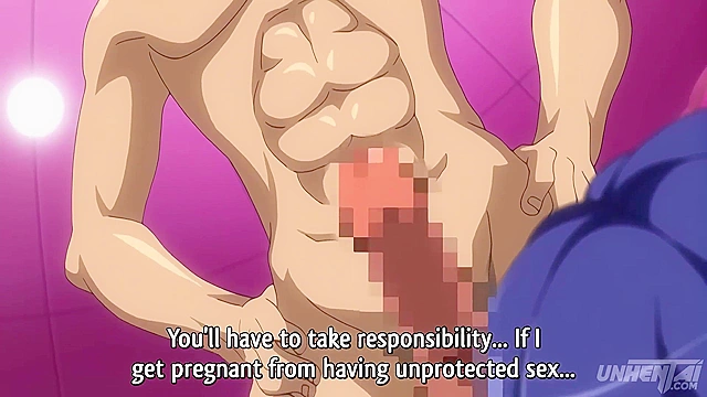 Busty Step Siblings Take Turns on One Lucky Dick - Hentai Subtitled