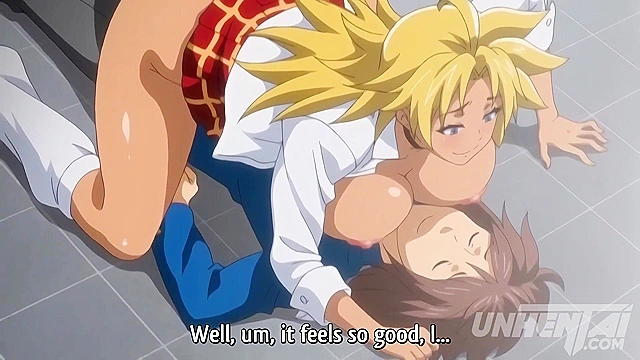 Damn Hot MILF Railguns Through a Bunch of College Virgins in This Juicy Hentai Action