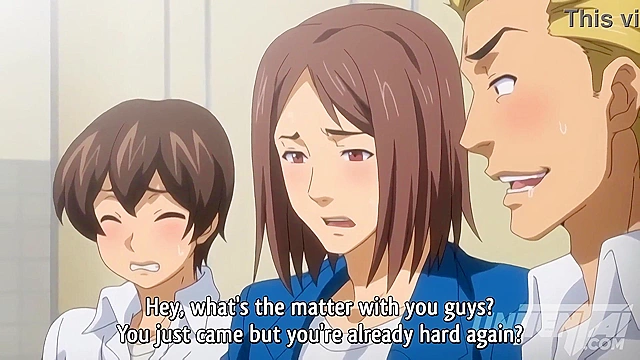 Damn Hot MILF Railguns Through a Bunch of College Virgins in This Juicy Hentai Action