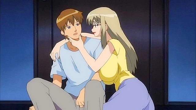 Obsessed with My Step Mom’s Huge Tits in This Dirty Hentai Uncensored Scene