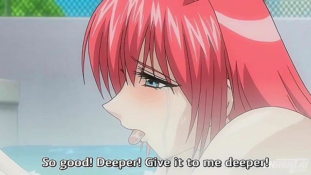 Step Sister Begs for Dick in the Pool - Hentai Uncensored [Subtitled]