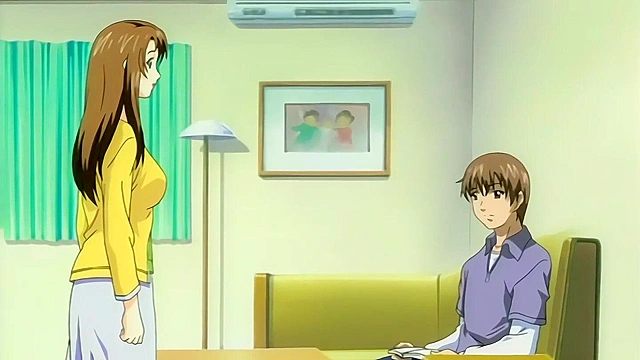 Step Mom and Step Son Getting Freaky While Dad Snores - Hentai Subtitled