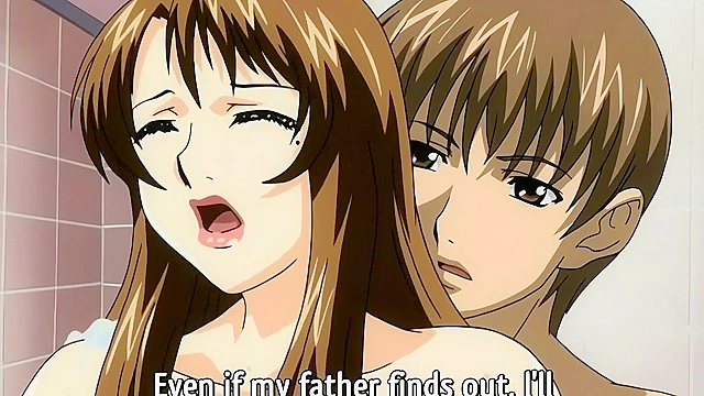 Step Mom and Step Son Getting Freaky While Dad Snores - Hentai Subtitled