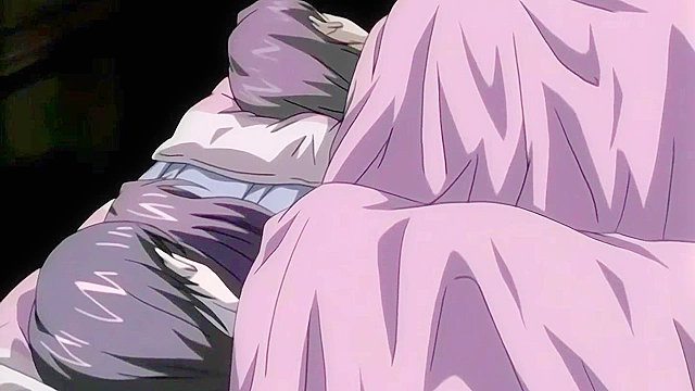 Step Mom and Step Son Getting Freaky While Dad Snores - Hentai Subtitled