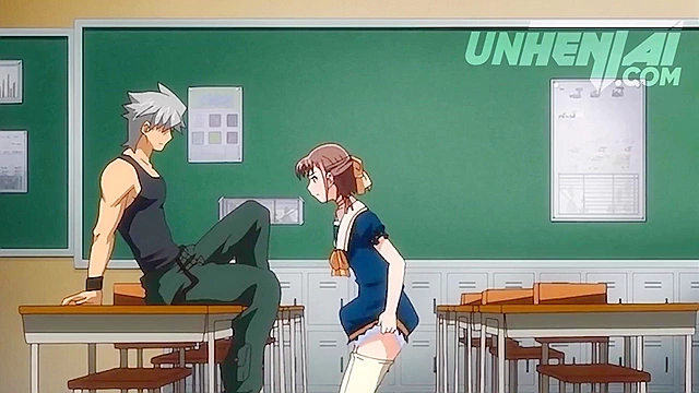 Teen Gets Caught Balls Deep in Gym Teacher’s Pussy - Hentai