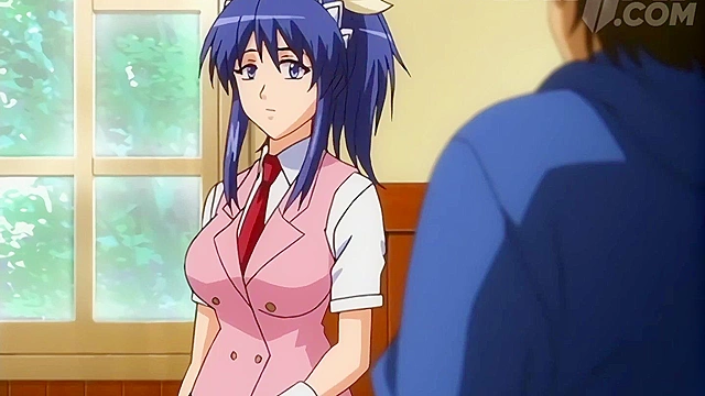 Teen Gets Caught Red-Handed Peeking Up Her Skirt in Hentai [ENG]