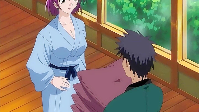 Step Mom Blows Her Explosive Milk Orgasm in Uncensored Hentai [Subtitled]