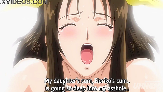 StepMom Rides Her Futanari StepDaughter - Uncensored Hentai [Subtitled]