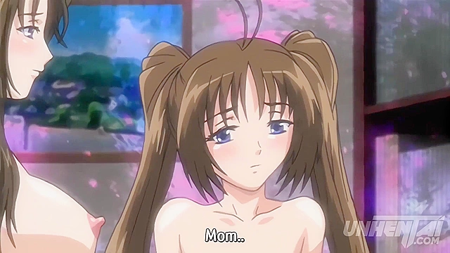 StepMom Rides Her Futanari StepDaughter - Uncensored Hentai [Subtitled]