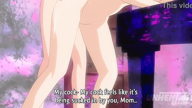 StepMom Rides Her Futanari StepDaughter - Uncensored Hentai [Subtitled]