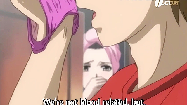 STEPMOM Catches STEPSON Jerking Off with Her LINGERIE — Uncensored Hentai Subtitles