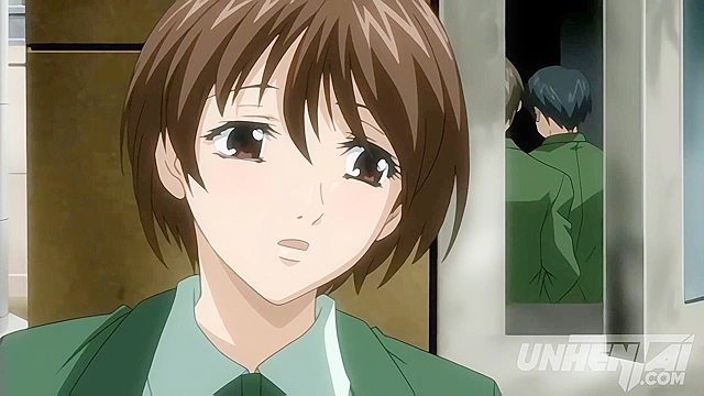 Pervert Gets Fucked in the Women’s Wardrobe - Hentai Porn [Subtitled]