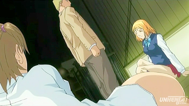 Futanari Student GetsCaught and Fucked Hard at College - Uncensored Hentai Action