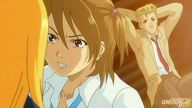 Futanari Student GetsCaught and Fucked Hard at College - Uncensored Hentai Action