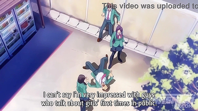 College Chick Gets Pounded in Public Anal! Hentai [Subtitled]