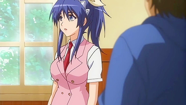 I Grab the Waitress’s Ass and She Sucks Me Off Behind the Bar - Hentai [Subtitled]