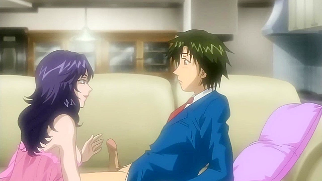 My Fucking Step Aunt Wakes Me Up to Get Dick - Hentai Uncensored [Subtitled]