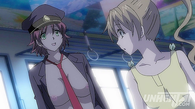 Petite Teen Grope Action on a Packed Public Train - Hentai