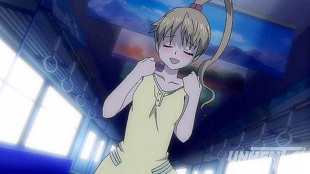 Petite Teen Grope Action on a Packed Public Train - Hentai