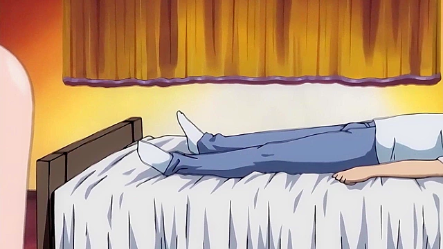 Step Mom Seductively Fucks Her Step Son While Husband Fucking Snores