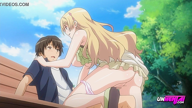 Rough Fucking in a Public Park! Hentai sluts get pounded hardcore outdoors