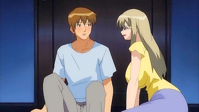 Step Mom Rides Her New Boy Toy in Steamy Hentai Action