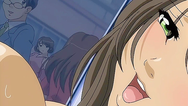 MILF Saleswoman Nails Young Guy in Public – Uncensored Hentai [Subtitled]