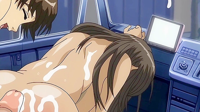 MILF Saleswoman Nails Young Guy in Public – Uncensored Hentai [Subtitled]