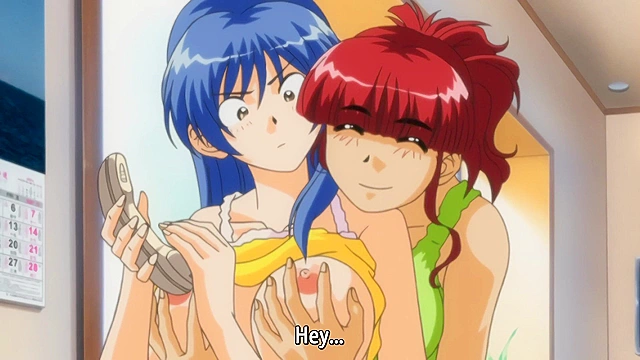 Stepsisters Getting Touchy-Feely with Their Damn Stepdad - Uncensored Hentai Action