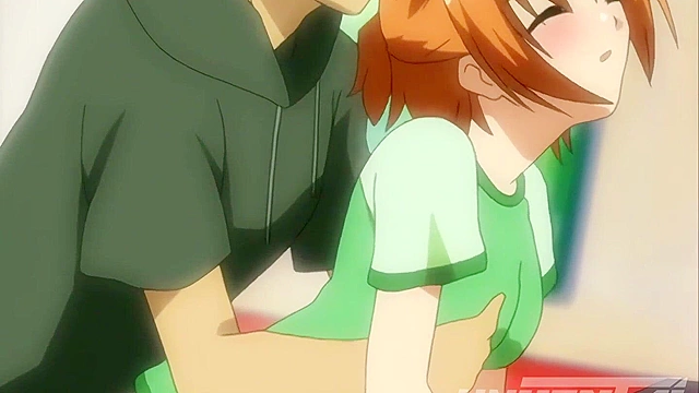 Stepbrother Can't Keep His Hands Off Innocent Studying Stepsis - Uncensored Hentai Action