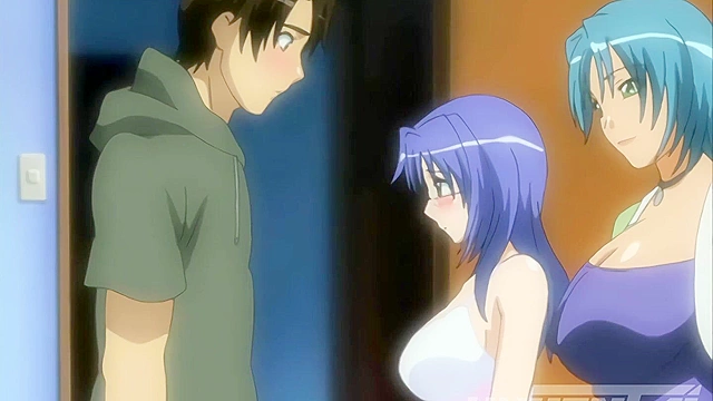 Stepbrother Can't Keep His Hands Off Innocent Studying Stepsis - Uncensored Hentai Action