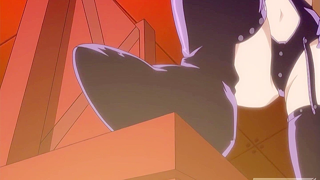 Teen Gets Pounded in Tight Latex Lingerie — Uncensored Hentai Action