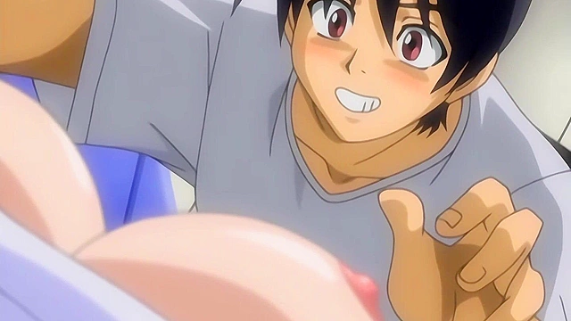 Horny Step-Sister With Massive Tits in Restful Hentai Scene [Subtitled]