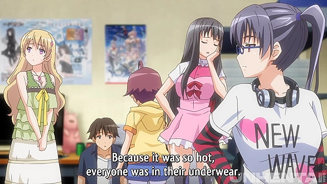 Tiny Teens Go Wild, First Cock Encounter in Hentai [Subtitled]