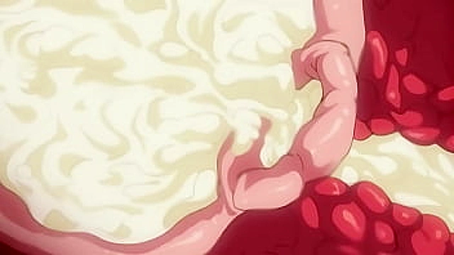 Massive Creampie in Wild Hentai Threesome! Dirty Bitches Get Loaded