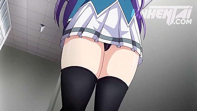 Teen Slammed Hard in Public Elevator - Hentai Porn Action