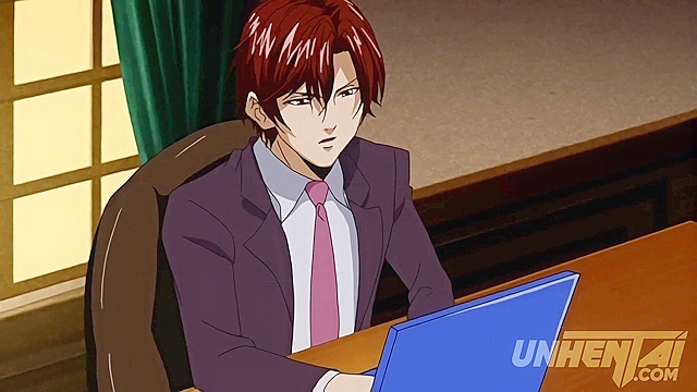 Busty Maid Sucks and Breastfeeds Her Horny Boss - Uncensored Hentai