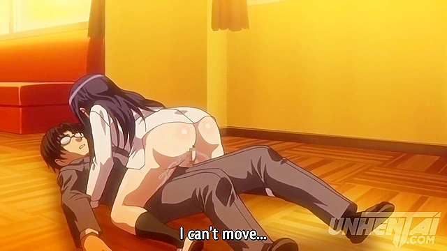 Teen Babe Masturbates Wildly on Table, Obsessed with Stepbrother — Hentai [Subtitled]