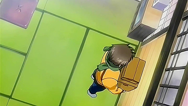 Busty MILF Gives Young Dickhead a Scalding Bath - Hentai Uncensored [Subtitled]