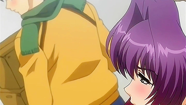 Busty MILF Gives Young Dickhead a Scalding Bath - Hentai Uncensored [Subtitled]