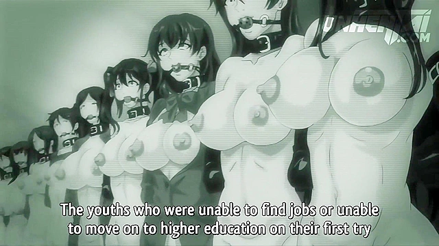 Orgy in the College Bathroom - Hentai Porn Action Unleashed