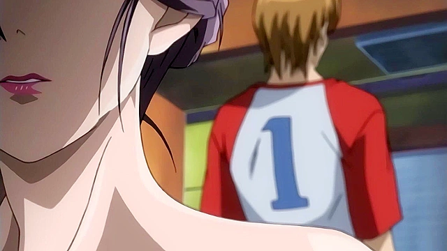 My Step Mom’s Best Friend Right Next to Her in ThisHentai Action