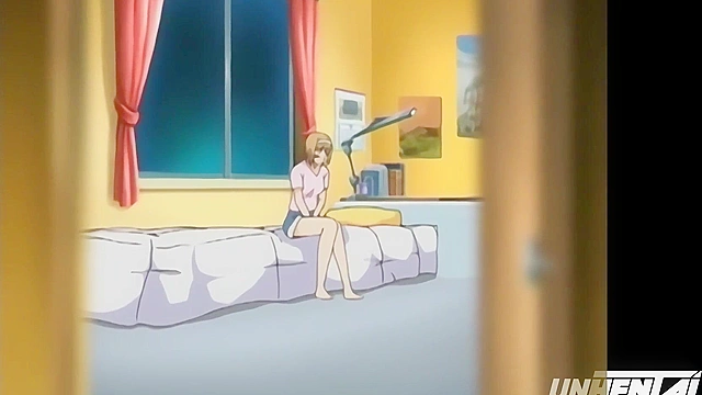 Step Sister Caught Masturbating in Uncensored Hentai [Subtitled]