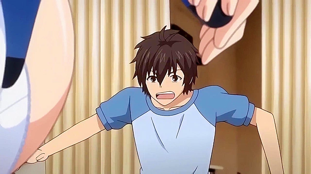 Caught My 18yo Virgin Step Sister Getting Wild With My Console Control - Hentai