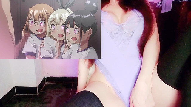 First-Time GangBang Fucking: Teen Students Lose Control with Hentai Boku Ni Karem 3