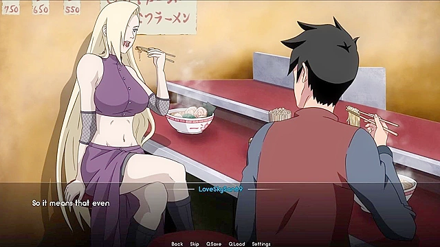 Mom Hentai Trains Naruto for Fun Femdom Fucking During Ramen - Uncensored