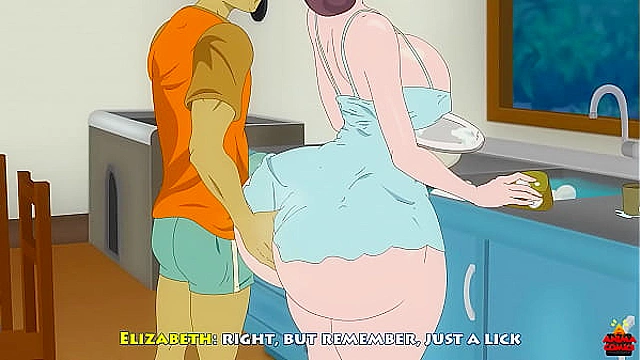 Hentai Milf Hot Mommy's Huge Ass & Tits Make Son's Friends Drool Wildly