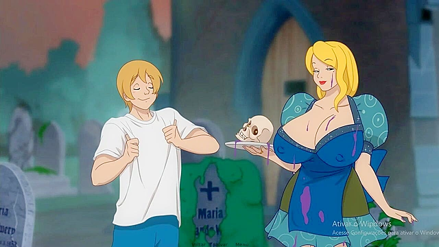 Hentai Milf Seduces Trick-or-Treaters for Naughty Halloween Fun - Uncensored GamePlay